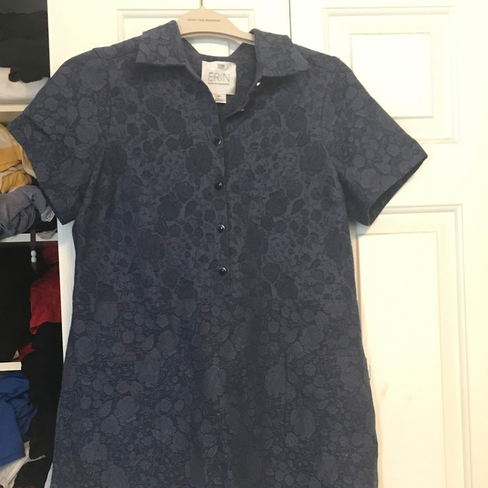 Subtle Floral Print T-shirt Dress